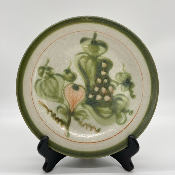 Vintage John B Taylor Ceramics Harvest 10” Dinner Plate Pear Grapes Louisville - Picture 1 of 11